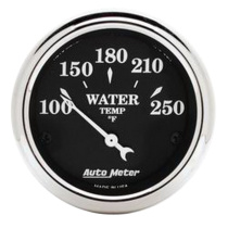 Vattentempmätare 52mm 250ºF (Elektrisk) OLD TYME BLACK